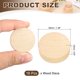 thumbnail image 2 of Uxcell 16 Pcs Discos de Madera, 1-3/8" Diámetro 2/5" Grosor Círculos de Madera Sin Terminar Discos en Blanco Fichas de Madera Monedas Rodajas de Madera para Manualidades DIY Pintura, 2 of 6