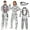 Adults, variant on Alaiyaky Adult Astronaut Costume, Space Costume Halloween Fancy Dress Silver Spaceman Cosplay Astronaut Uniform Jumpsuit Outfits Halloween Book Day Party Dress Up