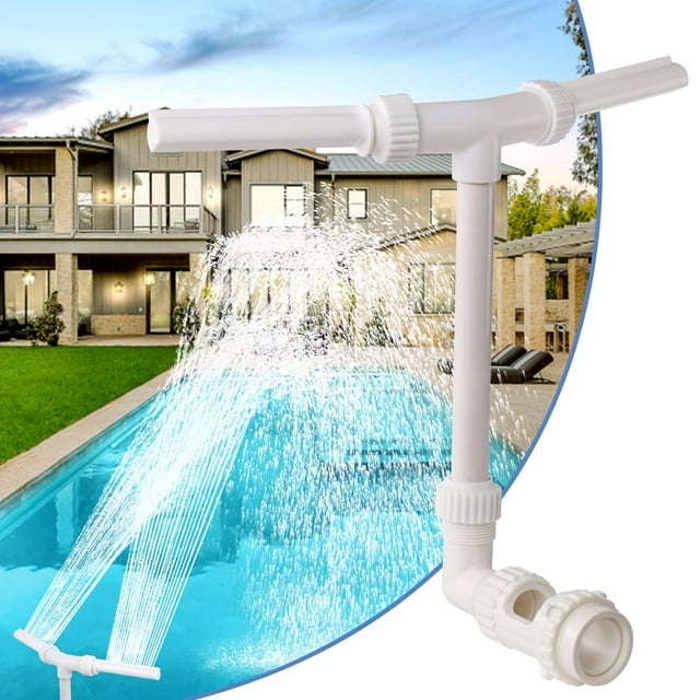 Fuente para piscina ZCONIEY Dual Spray de 4,3 m de altura