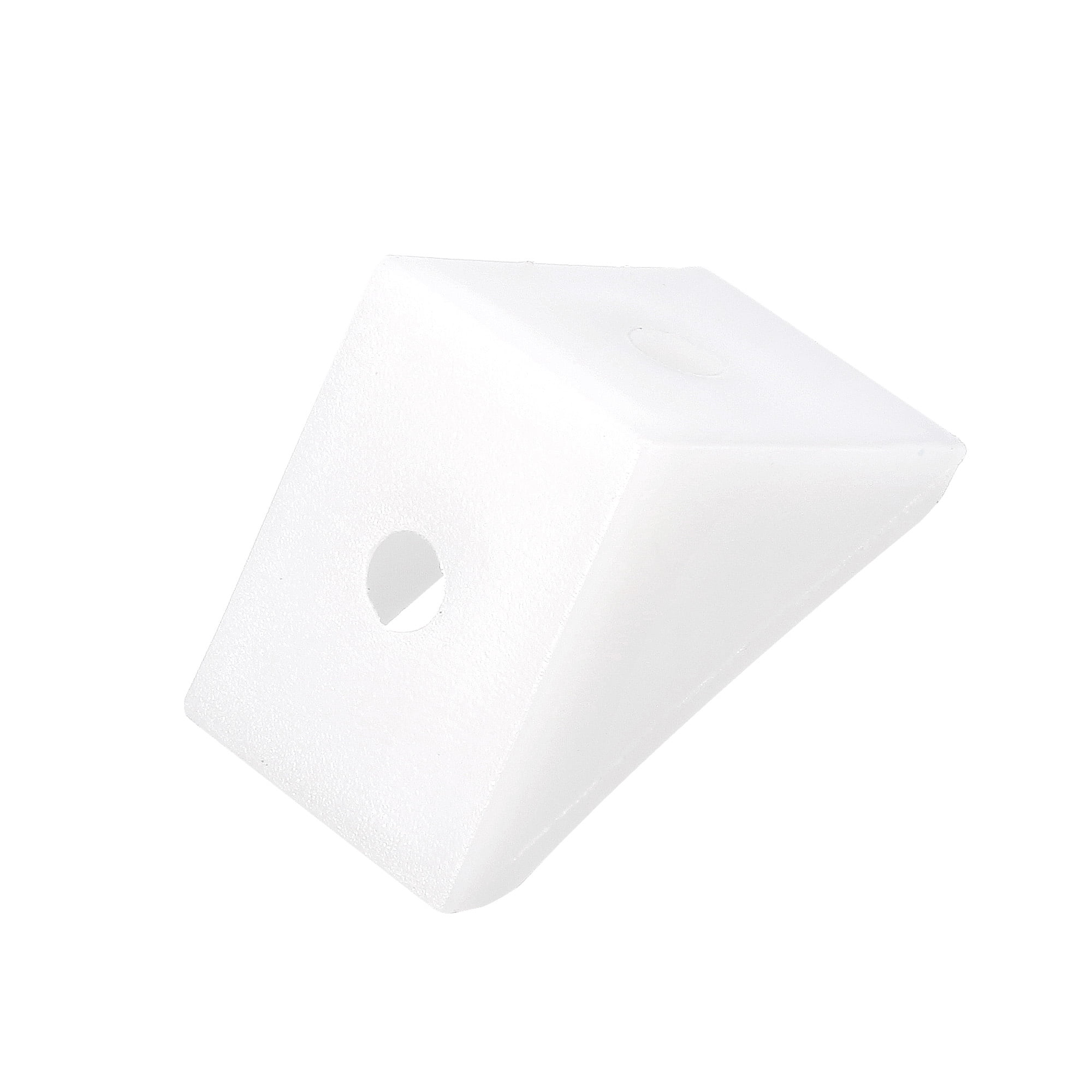 Shelf Door 90 Degree Plastic Corner Braces 2 Holes Angle
