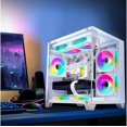 thumbnail image 5 of Hoengager Gaming PC -Intel i5-12400F 2.5GHz -GeForce RTX 3050 6GB -32GB DDR4 3200MHz- 1TB M.2+1TB SATA SSD -RGB Fans -WIFI &BT ,HDMI- Liquid Cooler- Windows 11 Pro Desktop -White, 5 of 6