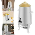 thumbnail image 6 of Coffee Urn With Fuel Holder, 3.5 Gallon/13L Stainless Steel Beverage Dispensers for Coffee Tea Hot Water, Hot Drink Dispenser with Stand, Chafer Urn with Spigot for Parties Catering,Silver, 6 of 9