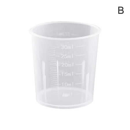 

1 PC 50ml Messbecher extrudierbar ungiftig Craft Cup für Garden Kitchen Hom X9P8