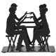 thumbnail image 5 of unbranded Soporte Decorativo De Servilletas De Metal Negro Para Cocina Restaurante Y Uso En, 5 of 8