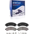 thumbnail image 5 of Detroit Axle - Front Brake Kit for Chevrolet Blazer S10 GMC Jimmy Sonoma Isuzu Hombre Oldsmobile Bravada, Disc Brake Rotors Ceramic Brake Pads Wheel Lug Nuts, 5 of 6