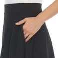 thumbnail image 3 of White Mark Women's Flared Midi Skirt, 3 of 5
