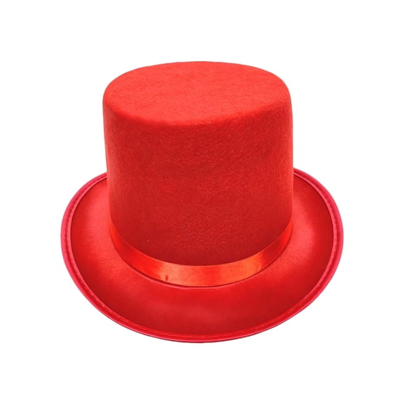 Classic Tall Top Hat for Halloween Party formal Stage Performance Magician Accessory Stylish Lincoln Style Dress Up Hat for Carnival Themed Event