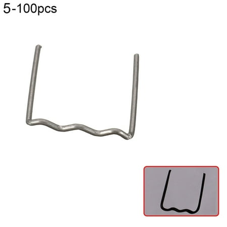 

Feiruifan 100Pcs Hot Wave Staples Wide Application Repair Crack Metal Car Bumper Welding Wire Patch for Dashboard