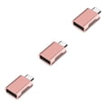 thumbnail image 1 of ZLight Type C to USB 3.0 Adapter Fast Charger Universal Alloy Multi-purpose High Efficient Card Reader Converter for Phone PC Rose Gold 3Set, 1 of 6