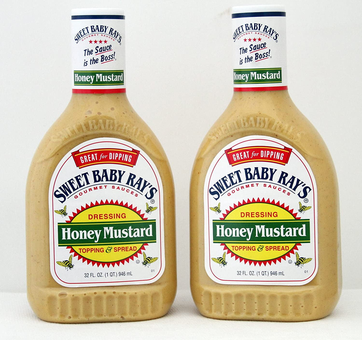 Sweet Baby Rays Honey Mustard Dressing 32 Fl OZ (2 pack)