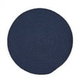 thumbnail image 2 of Split P Navy Essex Round Placemat Set of 4, 2 of 6