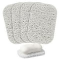 thumbnail image 5 of 4 Pack Non-Slip Soap Dish Mats – Souew Drainage Pad for Bar Soap, Shower & Bathroom, Soft Silicone Construction Keeps Soap Dry & Prevents Mush, 5 of 8