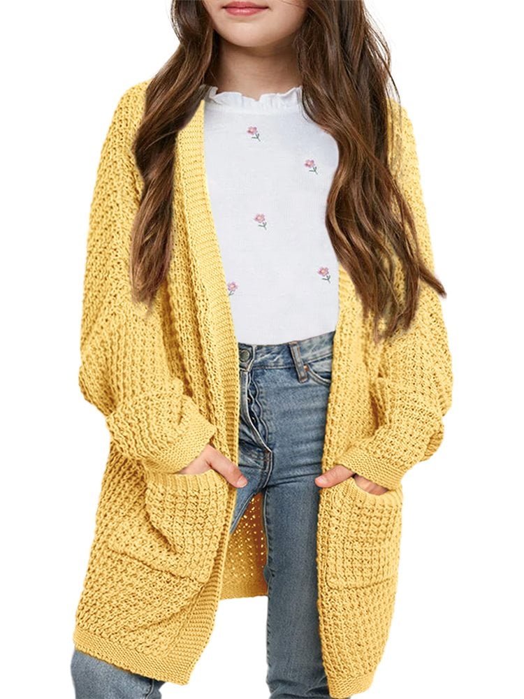 yellow cardigan walmart