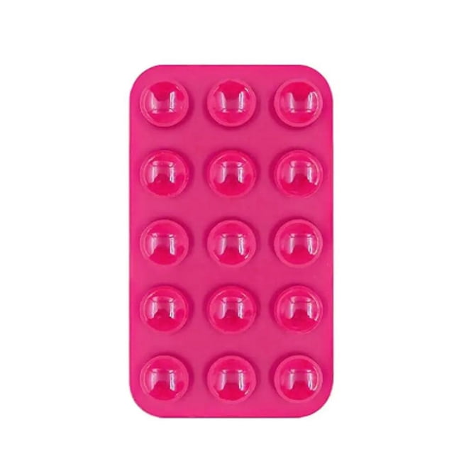 Tapis de Support à Ventouse pour Téléphone Mobile en Silicone Antidérapant Double Face