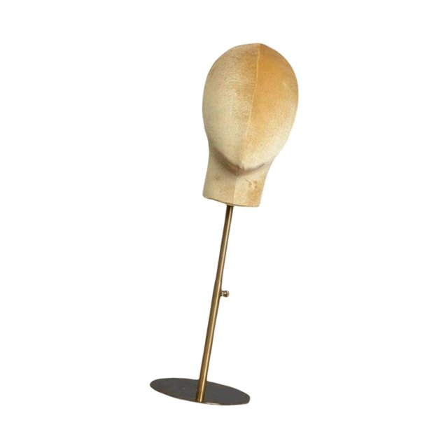 facefd Mannequin Head Model Velvet Stable for Hair Hairpieces Stand Rack Salon