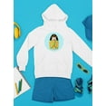 thumbnail image 3 of Bird Kokeshi Doll Hoodie Juniors -Image by Shutterstock,  Medium, 3 of 4
