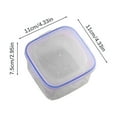 thumbnail image 2 of Nkmbld Storage Containers Microwave Plastic Preservation Box Set, Refrigerator Lunch Box, Sealed, Heatable Food Storage Box, 2 of 6