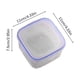 thumbnail image 2 of Juego de 6 recipientes herméticos para alimentos, aptos para microondas y refrigerador, con tapa, apilables, herméticos y resistentes al calor hasta 120 °C., 2 of 2