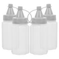 thumbnail image 1 of 4 Pcs Pots à Miel Bouteilles à Miel Compressibles Réutilisables Bouteilles à Sirop Vides Compressibles, 1 of 9