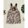 thumbnail image 6 of Toddler Baby Boy Hunting Clothes Camouflage Sleeveless Mallard Overalls Shorts Infant Jumpsuit, 6 of 8