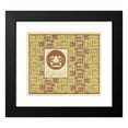 thumbnail image 2 of Koloman Moser 23x20 Black Modern Framed Museum Art Print Titled - Shabbloned Wall Decor Agahippe (Agahippe Stencilled Wall Decoration) (1901), 2 of 5