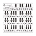 thumbnail image 1 of Amdohai Piano Keyboard Stickers for 37/ 49/ 61/ 88 Keys, 1 of 8