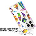 thumbnail image 3 of Compatible with iPhone 14 Pro Max Square Case, Hippie Psychedelic Trippy Alien Mushroom Space Trip Cool Graphic, 3 of 5