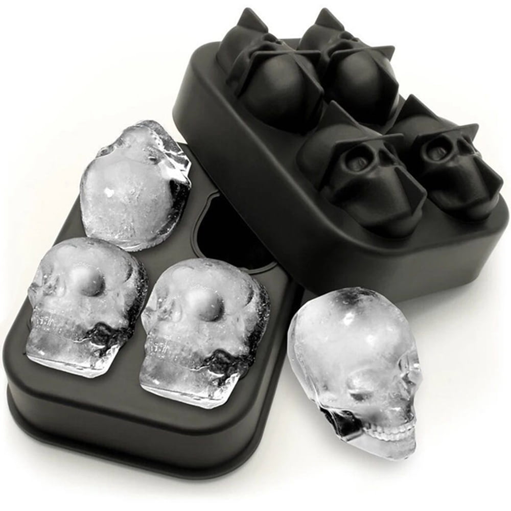 Herrnalise Gummy Skull Candy Molds Silicone,40 Cavity Non-Stick