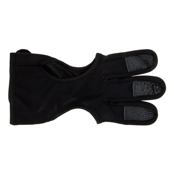 Raindrops Finger Protector Gloves Archery Equipment Black Polyurethane Fiber 1Set