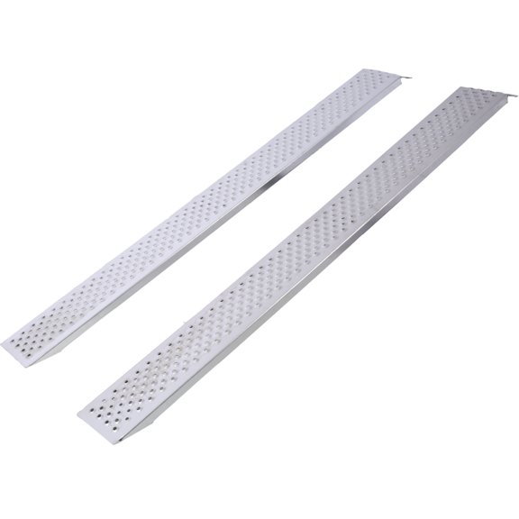 Aluminum Loading Ramps - 78"L x 8.5"W, 880 lbs Capacity, Lightweight ATV Ramps for Motorcycle, Dirt Bike, Lawn Mower, Golf Cart, Truck (2-Pack)