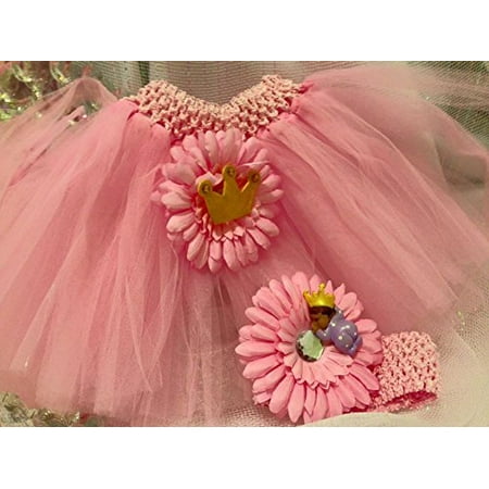 Pink Tutu Diaper Cake Ethnic Princess Theme Baby Shower Decoration