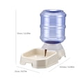 thumbnail image 2 of Alimentador automático de agua para mascotas 3.8L Gravity Dog Cat Dispensador de agua, 2 of 8