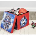 thumbnail image 4 of Fresh Home Elements 15-Inch Portable Toy Chest & Ottoman Cube, Marvel Avengers, 4 of 7
