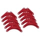 thumbnail image 2 of 10 láminas de fijación de refuerzo para escalera de tijera, fijación universal, triángulo resistente Rojo, 2 of 9