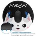 thumbnail image 4 of Disketp Cat Meow Small Mouse Pad 7.9x7.9 Inches,Washable Round Mousepad For Office Laptop Computer,Non-Slip Rubber Base Mouse Pads For Wireless Mouse, 4 of 9