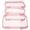 Light Pink, variant on 4 pcs Clear Zipper Pouches,Hard Shell Zipper Case, Toiletry Bag for Travel, CLear Diaper Bag, Toiletry Pouch, Travel Organizer, Cosmetic Bag,Toy Storage Bins (M+3S), Black, M+3S, M+3s
