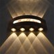 thumbnail image 1 of Aplique de pared LED de 15 W para interiores, luz de pared negra con lámina de oro blanco cálido de 3000 K, lámpara de pared de metal para dormitorio, comedor, pasillo #51E-15 W oso de fresa Electrónica, 1 of 2