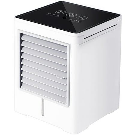 

YUEHAO Air Cooler Usb Smart Mini Portable Conditioning Air Charging Feel Air Screen Full Fan Small Appliances Home Appliances White