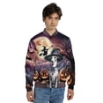thumbnail image 4 of Spooky Halloween Night Witch Whippet Glowing Pumpkins All Over Print 3D Baseball Jacket Dog Lover Bomber Jacket Softball - 12015, 4 of 6
