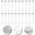 thumbnail image 2 of Shisuyan 20pcs 45ml Clear Plastic Test Tubes PET Cylindrical Containers with Screw Caps for Science Experiments Snacks, 2 of 8