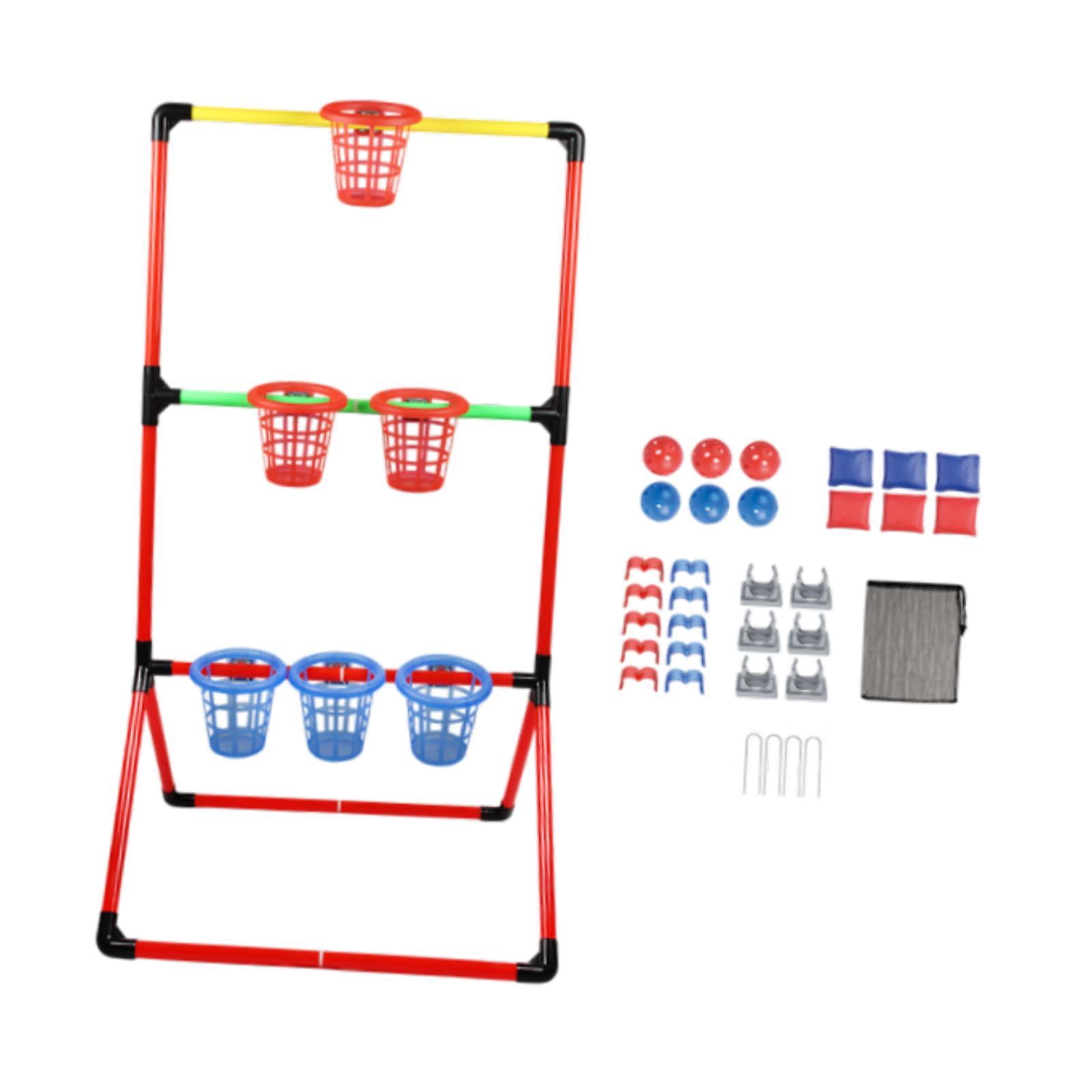 LeeQinersw Bucket Game Throwing Game Indoor Outdoor Garden Party Game for Toddlers