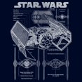 thumbnail image 2 of Mens Star Wars TIE Fighter Schematic Sweatshirt, 2 of 4