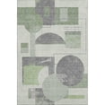 thumbnail image 2 of Addison Rugs Mayfield Premium Machine Washable Transitional Geometric Green Rectangle Rug, 10' x 14', 2 of 7