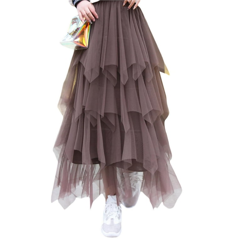 High low tulle skirt 60s 2025