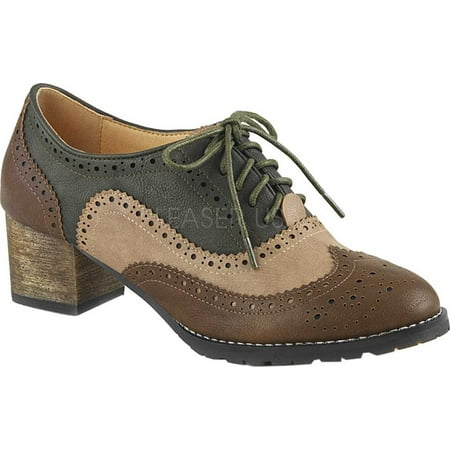 

Women s Pin Up Couture Russell 34 Wingtip Oxford