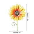 thumbnail image 3 of Nkmbld Lawn Statues Floral Garden Stake Iron Art Ornament Sunflower Insert Decor for Garden Yard Patio and Courtyard Saving Gardening Accessory for Outdoor Spaces Present for Any, 3 of 7