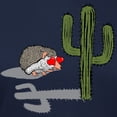 thumbnail image 3 of CafePress - Porcupine Loves Cactus Women's Classic T Shirt - Women's Traditional Fit Dark T-Shirt, 3 of 4