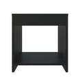 thumbnail image 2 of Open Storage Nightstand, Black | Holds Alarm Clock & Lamp in Bedroom | Particle Board Filler | Adds Function to Bedroom, 2 of 4