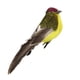thumbnail image 3 of Alicates Falsos Amarillos Falsos Del Gorrión con Plumas Artificiales 2x1pcs Cola Adorno de jardín al aire libre, 3 of 8