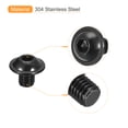 thumbnail image 4 of Unique Bargains Flanged Button Head Socket Cap Screws, 10 Pack M8x10mm 304 Stainless Steel Bolts, 4 of 5